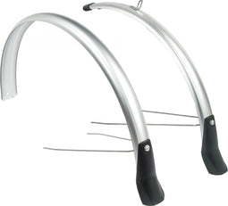 Eurofender Spatbordenset Snello 28 Inch 46 Mm Kunststof Zilver