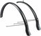 Eurofender Spatbordenset Snello 28 Inch 46 Mm Kunststof Zwart