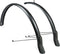 Eurofender Spatbordset Scatto 26-28 Inch 51 Mm Matzwart