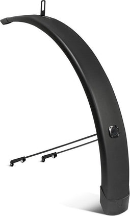 Eurofender Voorspatbord 20 inch 65mm urban arrow mat zwart tempo square
