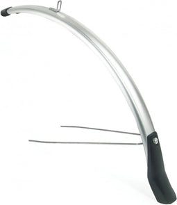 Eurofender Voorspatbord Snello 28 Inch 46 Mm Kunststof Zilver