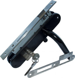 Eurofix Deurslot-set voor tuindeur | RVS Zwart gecoat | PC85 slot | Ovaal/Rond model