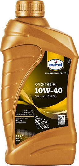 Eurol Sportbike 10W40 Volsynthetische Motorolie 1 L E100070
