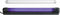 EUROLITE Complete Fixture 60cm 18W slim UV and white Blacklight