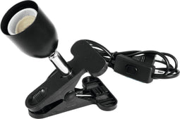 Eurolite - Klemlamp - Grote Fitting GU10 - Schakelaar - Klemspot - 60W Max - 1.5m snoer - klemlampje