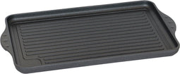 Eurolux Duurzame Grillplaat met Grepen - 43x28 cm - Geschikt voor Alle Warmtebronnen