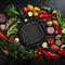 Eurolux Grillpan 28x28 cm met Afneembare Steel - MicroCERAMIC - Geschikt voor Alle Warmtebronnen