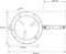 Eurolux Koekenpan met afneembare steel 32 x 5 cm flexinductie / combizone Bosch en Siemens Compatible