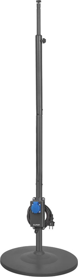 Eurom Terrasverwarming Floorstand - Tip-over Round Base - In Hoogte Verstelbaar 138-175 cm