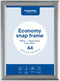 Europel Economy Kliklijst – Posterlijst – A4 – 21 x 29,7 cm – 25mm – Aluminium – Zilver
