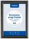 Europel Economy Kliklijst – Posterlijst – A4 – 21 x 29,7 cm – 25mm – Aluminium – Zwart