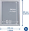 Europel Economy Kliklijst – Posterlijst – A4 – 21 x 29,7 cm – 25mm – Aluminium – Zwart
