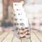 Europel Folderbakjes meervoudig – Flyers, Folders & Visitekaartjes – 4x 1/3 A4 – 9,9 x 21 cm – Glasheldere presentatie – Beurzen en kantoren