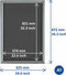 Europel Kliklijst – Posterlijst – A1 – 59,4 x 84 cm – 25mm – Aluminium – Zilver