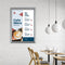 Europel Kliklijst – Posterlijst – A1 – 59,4 x 84 cm – 25mm – Aluminium – Zilver
