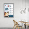 Europel Kliklijst – Posterlijst – A2 – 42 x 59,4 cm – 25mm – Aluminium – Zilver