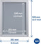 Europel Kliklijst – Posterlijst – A4 – 21 x 29,7 cm – 25mm – Aluminium – Rood