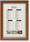 Europel Kliklijst – Posterlijst – A4 – 21 x 29,7 cm – Aluminium – 25mm – Hout
