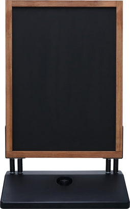 Europel - Krijt Stoepbord met Swing - 70x100cm - Dubbelzijdige presentatie - Geschikt voor binnen en buiten
