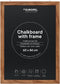 Europel krijtbord - houten lijst – muurdecoratie – tekenbord - A1 - 60x84cm