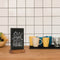 Europel krijtbord staand - tafelmodel – A6 - hout