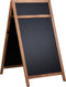 Europel - Stoepbord Deluxe - Krijtbord - Dennenhout - 66 x 128cm - Geschikt voor binnen en buiten - Incl. top
