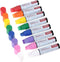 Europel Watervaste Krijtstiften - 15mm - 8 Kleuren - Assortiment Etui - Perfect voor Creatieve Projecten