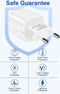 Europese reisstekkeradapter, 2-pack 2.1A dubbele USB-wandoplader EU-lichtnetadapter compatibel met iPhone 14/13/12/11 Pro Max/XS/XR/X/SE/8/7/6, Samsung S22 S21 S20 S9,