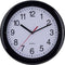 EUROTIME 22221 Wandklok Quartz 25 cm Zwart