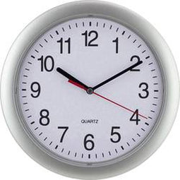 EUROTIME 22222 Wandklok Quartz 25 cm Zilver