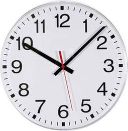 Eurotime 55000 Wandklok Zendergestuurd 300 Mm Wit