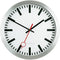 EUROTIME 59002-07 Wandklok Zendergestuurd 30 cm Zilver