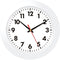 EUROTIME 80511-00 Wandklok Kwarts 30.5 cm Wit