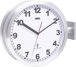 EUROTIME - 91764-47 - Radio Wandklok - 40cm - Aluminium