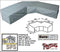 Eurotrail Hoes voor L en Trapeze vormige loungeset SFS - 300*300*90/60cm - Grijs