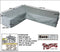 Eurotrail Hoes voor L-vormige loungeset SFS - 220*275*100/70cm - Rechts - Grijs