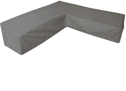 Eurotrail Waterdichte Hoes voor L Vormige Loungeset, Hoekbank, Cantonic 330x330x100/70 cm, Grijs