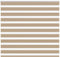 vidaXL - Zebra - Blind - 160x100 - cm - stofbreedte - 155,9 - cm - polyester - zandbruin