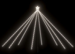 vidaXL - Kerstboomverlichting - 576 - LED's - binnen/buiten - 3,6 - m - koudwit