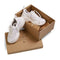 Will's Vegan Store Rio Trainers - Dames Sneakers - Vegan leer 69% bio - Wit & Crème - Maat 39