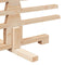 vidaXL - Kerstdecoratie - kerstboom - 150 - cm - massief - grenenhout