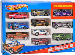 Hot Wheels - Cadeauset 10 Auto's - 10 Pack Speelgoedvoertuig (10 stuks)