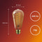 Philips Deco LED - SceneSwitch - 7W - E27 fitting - ST64 Edison lampvorm - Amber