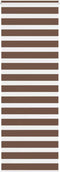 vidaXL - Zebra - rolgordijn - 90x230 - cm - stofbreedte - 85,9 - cm - polyester - bruin