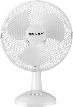 BRASQ Tafelventilator F400 - 30 cm - 3 snelheden - Wit