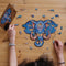 UNIDRAGON Houten Puzzel Voor Volwassenen Dier - Eeuwige Olifant - 194 stukjes - Medium 34x26 cm