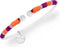 Scmyk BG-267 - Armband Bangle - Zilver plated met oranje roze draad - Havana Spritz