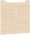 vidaXL - Draaideuren - louvredesign - 2-paar - 80x80 - cm - massief - grenenhout