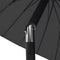 vidaXL - Parasol - met - aluminium - paal - 270 - cm - zwart