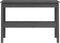 vidaXL - Wandtafel - 110x40x75 - cm - massief - grenenhout - grijs